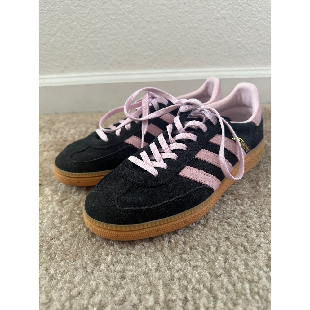 Adidas Spezial Sneakers Women 6 Black Pink Suede Gum Sole Streetwear